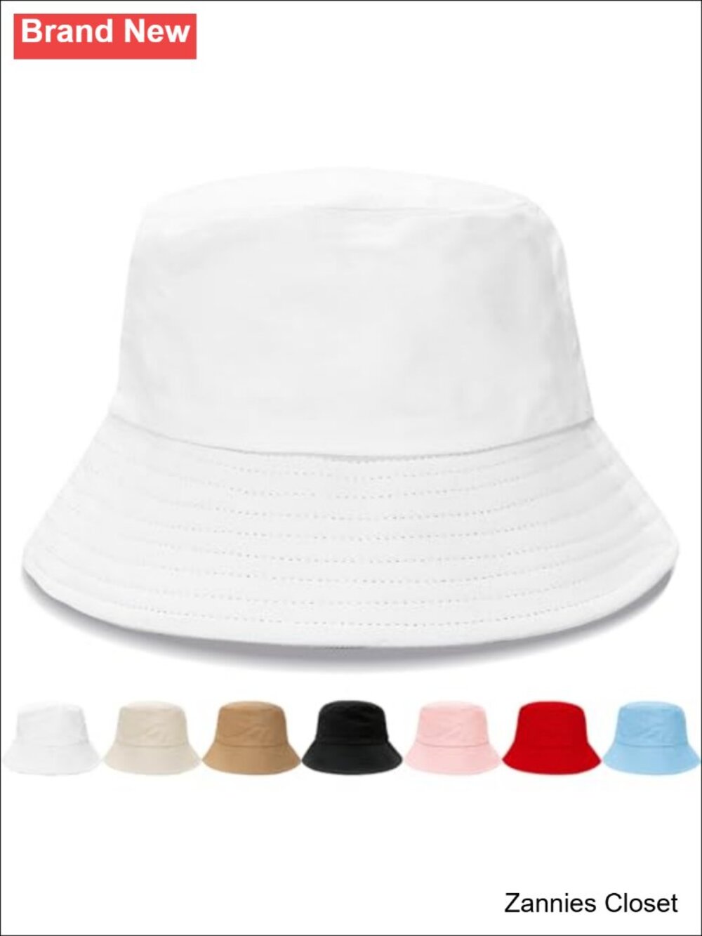 🤠 Packable Foldable Cotton Bucket Hat Sun Hat Outdoor Travel